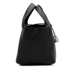 Hermès Black Clemence Picotin Lock 18 Palladium Hardware - Image 3